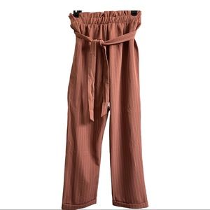 Mauve striped Charlotte Russe pants